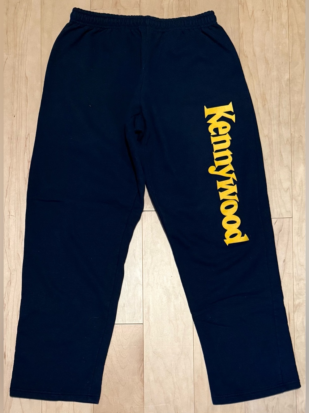 Kennywood Amusement Park Pittsburgh Spellout Sweatpants Blue Unisex Large